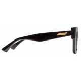 Bottega Veneta - Classic Square Sunglasses - Black Grey - Sunglasses - Bottega Veneta Eyewear