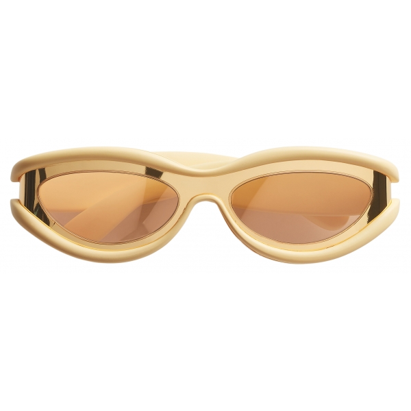 Bottega Veneta - Hem Sunglasses - Gold Brown - Sunglasses - Bottega Veneta Eyewear