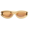 Bottega Veneta - Occhiali da Sole Hem - Oro Marrone - Occhiali da Sole - Bottega Veneta Eyewear