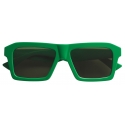 Bottega Veneta - Occhiali da Sole Quadrati Classico - Verde - Occhiali da Sole - Bottega Veneta Eyewear