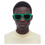 Bottega Veneta - Occhiali da Sole Quadrati Classico - Verde - Occhiali da Sole - Bottega Veneta Eyewear