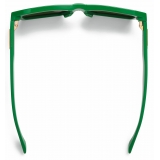 Bottega Veneta - Occhiali da Sole Quadrati Classico - Verde - Occhiali da Sole - Bottega Veneta Eyewear