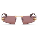 Balmain - Fixe II Sunglasses - Brown - Balmain Eyewear