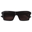 Bottega Veneta - Classic Square Sunglasses - Black Grey - Sunglasses - Bottega Veneta Eyewear