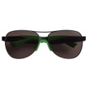Bottega Veneta - Mitre Metal Aviator Sunglasses - Black Grey - Sunglasses - Bottega Veneta Eyewear