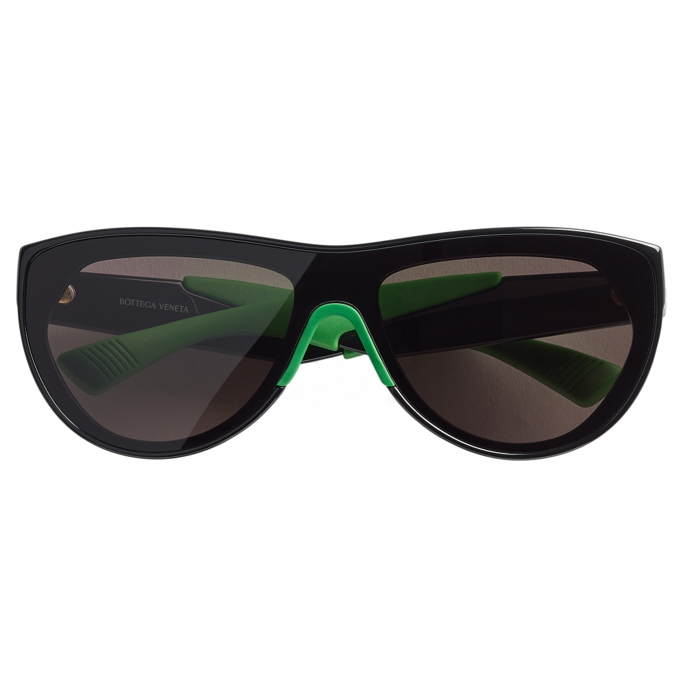 Bottega Veneta - Metal Aviator Sunglasses - Black Grey - Sunglasses - Bottega  Veneta Eyewear - Avvenice