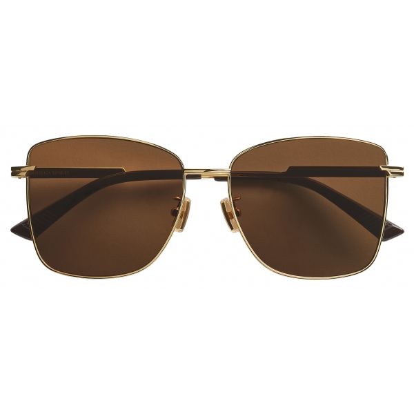サングラス BOTTEGA VENETA CLASSIC SQUARE SUNGLASSES (734133_V2Q303344) Bottega Veneta - Classic Square Sunglasses - Green
