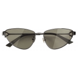 Bottega Veneta - Occhiali da Sole Cat-Eye Turn - Rutenio Grigio - Occhiali da Sole - Bottega Veneta Eyewear