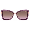 Cazal - Vintage 8512 - Legendary - Aubergine Rosegold Violet - Sunglasses - Cazal Eyewear