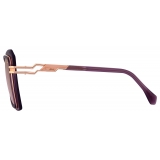 Cazal - Vintage 8512 - Legendary - Aubergine Rosegold Violet - Sunglasses - Cazal Eyewear