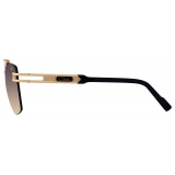 Cazal - Vintage 9107 - Legendary - Nero Oro Marrone - Occhiali da Sole - Cazal Eyewear