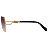 Cazal - Vintage 9504 - Legendary - Black Gold Grey Gradient - Sunglasses - Cazal Eyewear