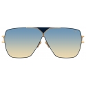 Cazal - Vintage 9504 - Legendary - Petrol Blue Gold Blue Gradient - Sunglasses - Cazal Eyewear