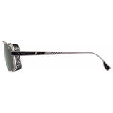 Cazal - Vintage 756/3 - Legendary - Silver Green Gradient - Sunglasses - Cazal Eyewear