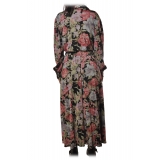 Aniye By - Long Dress in Floral Pattern - Multicolor - Dress - Made in Italy - Luxury Exclusive Collection