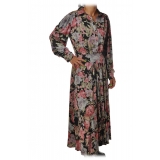 Aniye By - Long Dress in Floral Pattern - Multicolor - Dress - Made in Italy - Luxury Exclusive Collection