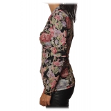 Aniye By - Floral Patterned Top - Multicolor - Top - Made in Italy - Luxury Exclusive Collection