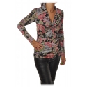 Aniye By - Floral Patterned Top - Multicolor - Top - Made in Italy - Luxury Exclusive Collection