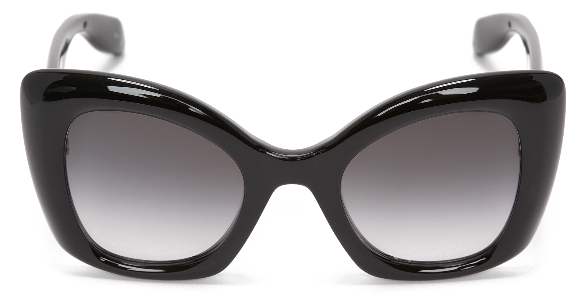 サングラス ALEXANDER MCQUEEN Dark Grey Acetate The Curve Sunglasses Alexander McQueen AM 300S 001 , Buy Online at Gaffos.com