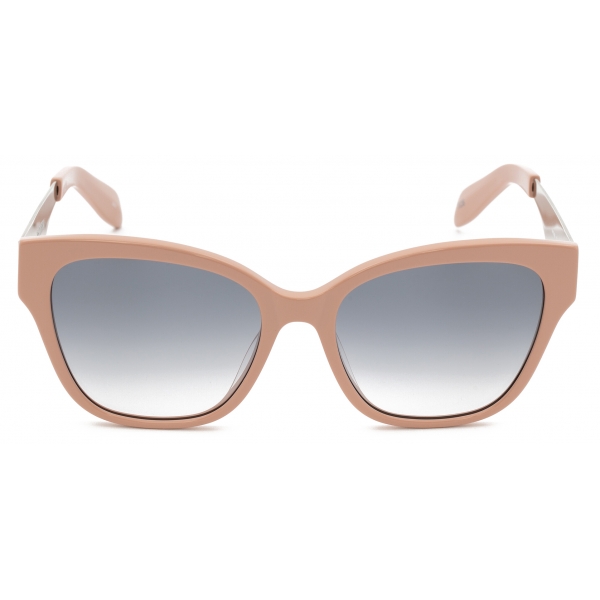 Alexander McQueen - Women's McQueen Graffiti Cat-eye Sunglasses - Pink - Alexander McQueen Eyewear
