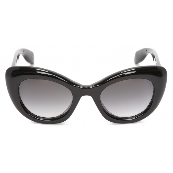 My Accessories London Sporty Cateye Sunglasses in Black