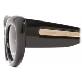 Alexander McQueen Curve Cat-Eye Sunglasses