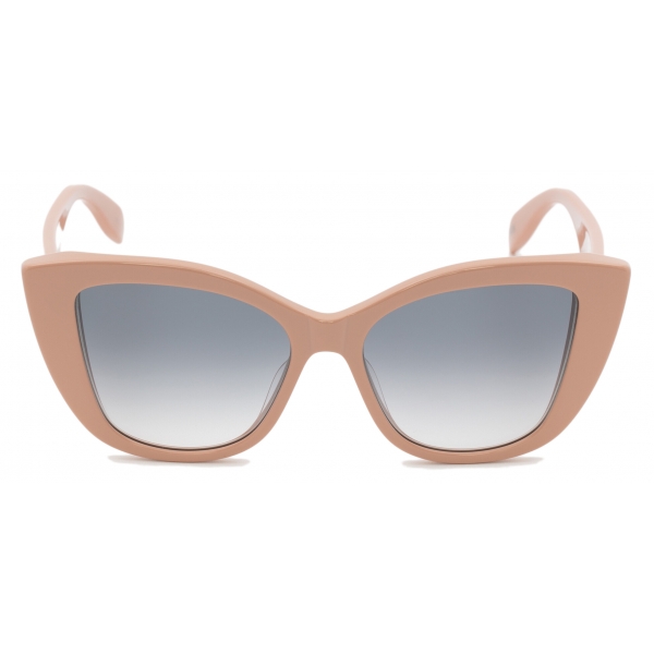 Alexander McQueen - Women's McQueen Graffiti Cat-Eye Sunglasses - Pink - Alexander McQueen Eyewear