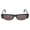 Alexander McQueen - Occhiali da Sole Slashed McQueen Graffiti da Donna - Nero - Alexander McQueen Eyewear