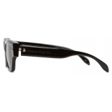 Alexander McQueen - Occhiali da Sole Rettangolari  con Spike Studs da Uomo - Nero Fumo - Alexander McQueen Eyewear