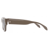 Alexander McQueen - Occhiali da Sole Rettangolari  con Spike Studs da Uomo - Talpa Grigio Blu - Alexander McQueen Eyewear