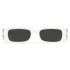 Balenciaga - Occhiali da Sole Dynasty Rectangle da Donna - Bianco - Occhiali da Sole - Balenciaga Eyewear