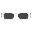 Balenciaga - Women's Dynasty Rectangle Sunglasses - White - Sunglasses - Balenciaga Eyewear
