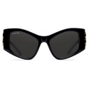 Balenciaga - Occhiali da Sole Dynasty D-Frame XL da Donna - Nero - Occhiali da Sole - Balenciaga Eyewear