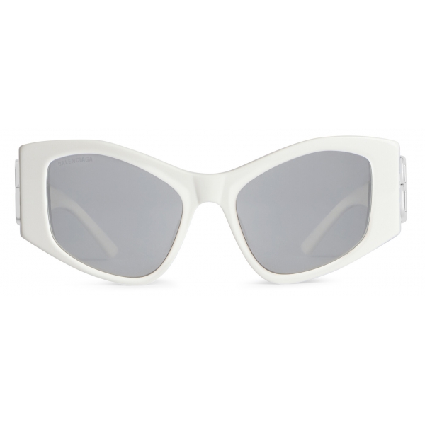 Balenciaga - Women's Dynasty XL D-Frame Sunglasses - White - Sunglasses - Balenciaga Eyewear