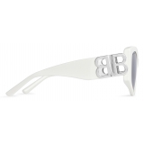 Balenciaga - Occhiali da Sole Dynasty D-Frame XL da Donna - Bianco - Occhiali da Sole - Balenciaga Eyewear