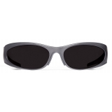 Balenciaga - Occhiali da Sole Reverse Xpander 2.0 Rectangle - Grigio Scuro - Occhiali da Sole - Balenciaga Eyewear