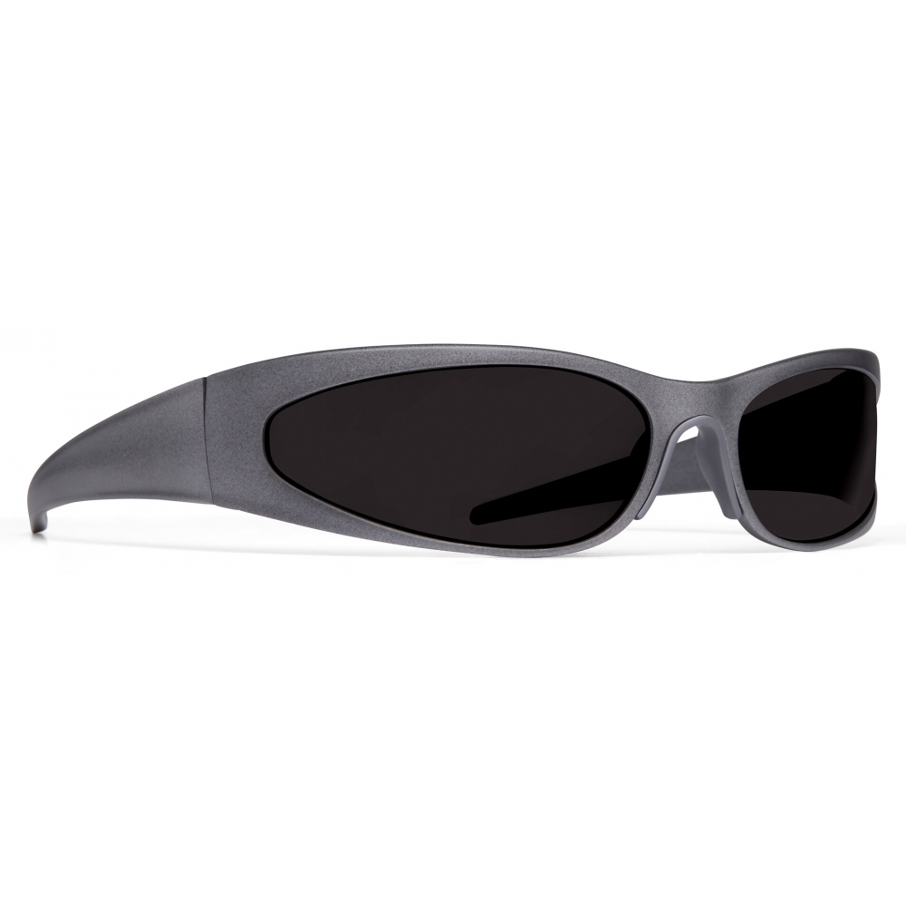 Balenciaga - Reverse Xpander 2.0 Rectangle Sunglasses - Dark Grey ...