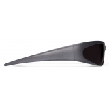 Balenciaga - Occhiali da Sole Reverse Xpander 2.0 Rectangle - Grigio Scuro - Occhiali da Sole - Balenciaga Eyewear
