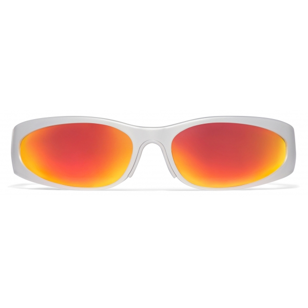 Balenciaga - Reverse Xpander 2.0 Rectangle Sunglasses - Silver - Sunglasses - Balenciaga Eyewear
