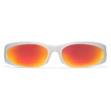 Balenciaga - Reverse Xpander 2.0 Rectangle Sunglasses - Silver - Sunglasses - Balenciaga Eyewear