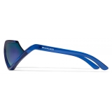 Balenciaga - Occhiali da Sole Side Xpander Cat - Blu - Occhiali da Sole - Balenciaga Eyewear