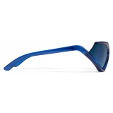 Balenciaga - Side Xpander Cat Sunglasses - Blue - Sunglasses - Balenciaga Eyewear