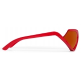 Balenciaga - Side Xpander Cat Sunglasses - Red - Sunglasses - Balenciaga Eyewear