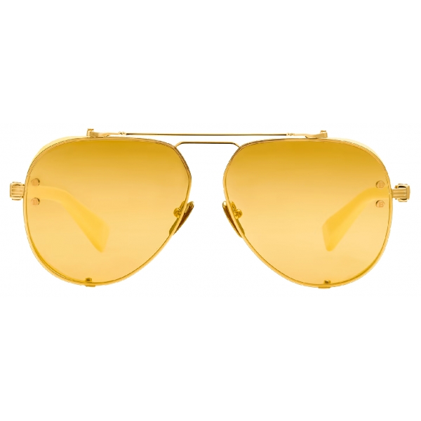 Balmain - Capitaine Sunglasses - Gold - Balmain Eyewear