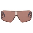 Balmain - Le Masque Sunglasses - Brown - Balmain Eyewear