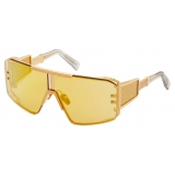 Balmain - Le Masque Sunglasses - Gold - Balmain Eyewear