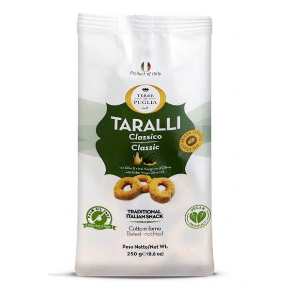 Terre di Puglia - Modern Taralli - Classic - Salty Line - Taralli with ...