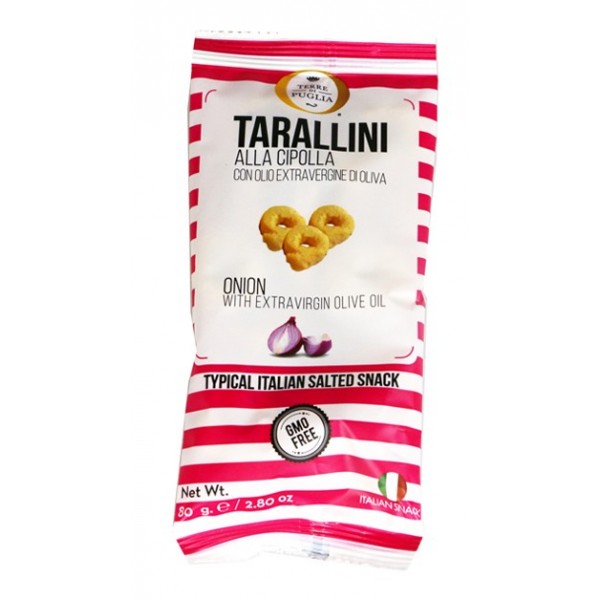 Terre di Puglia - Millerighe Tarallini - Onion Taste - Salty Line ...