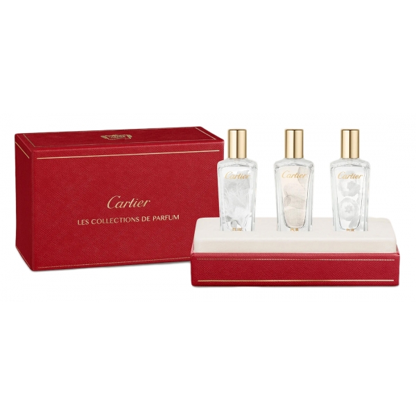 Cartier - Cofanetto 3 x 15 ml Les Epures de Parfum - Pure Rose, Pur Muguet, Pur Magnolia - Fragranze Luxury - 3 x 15 ml