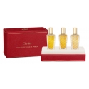 Cartier - Cofanetto 3 x 15 ml Les Heures Voyageuses Oud & Pink, Oud & Ambre, Oud & Santal - Fragranze Luxury - 3 x 15 ml